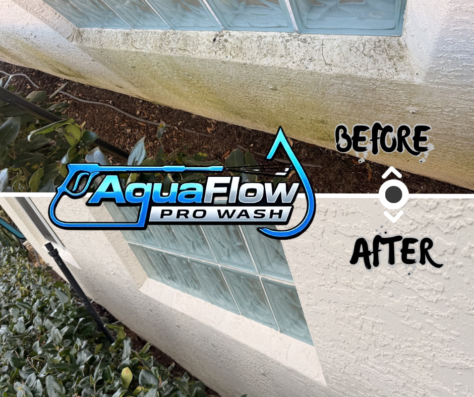 House washing before and after